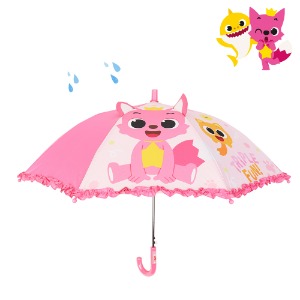 47우산 핑크퐁 입체홀로그램 트리플펀(핑크)